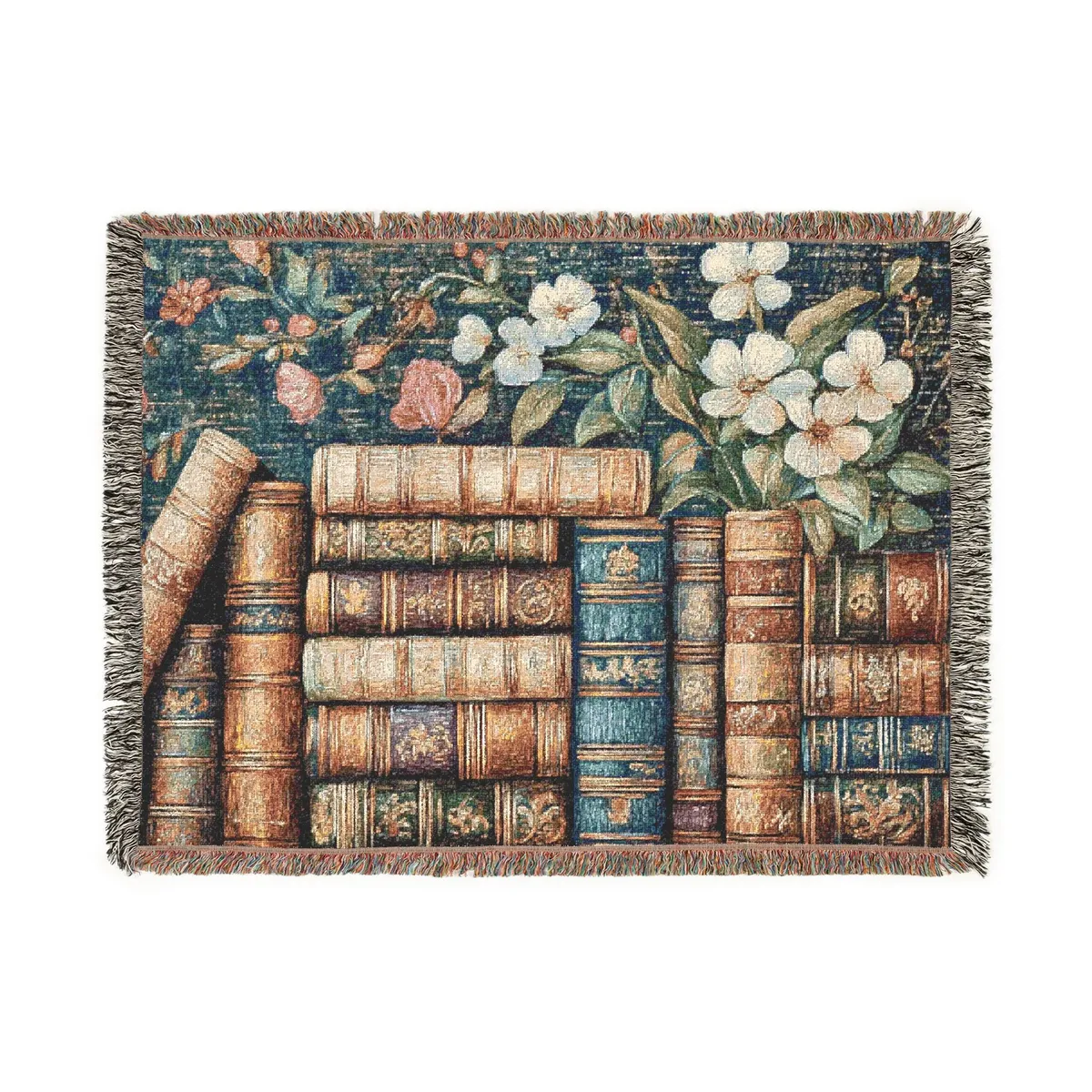 Bookshelf Woven Blanket — view 2