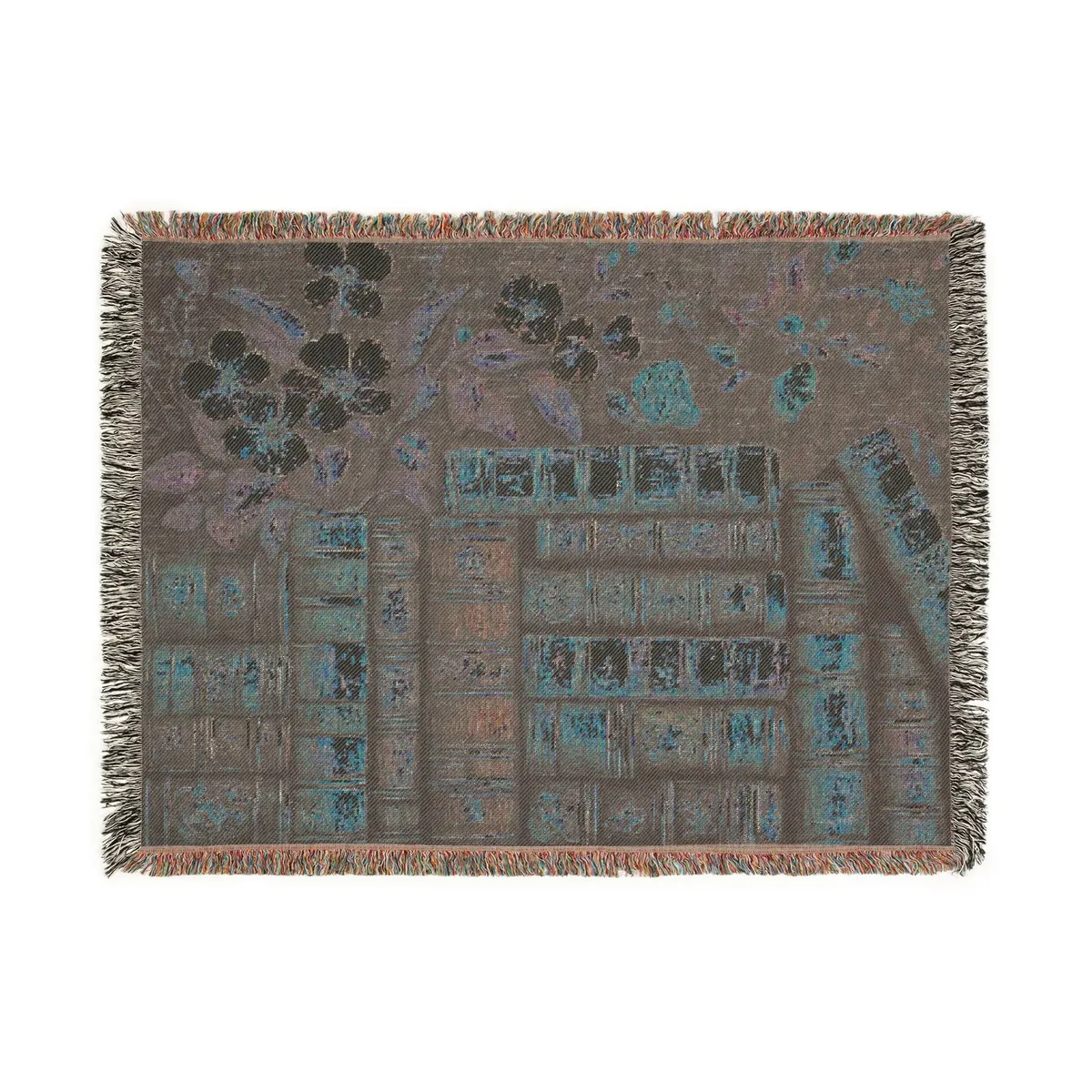 Bookshelf Woven Blanket — view 3