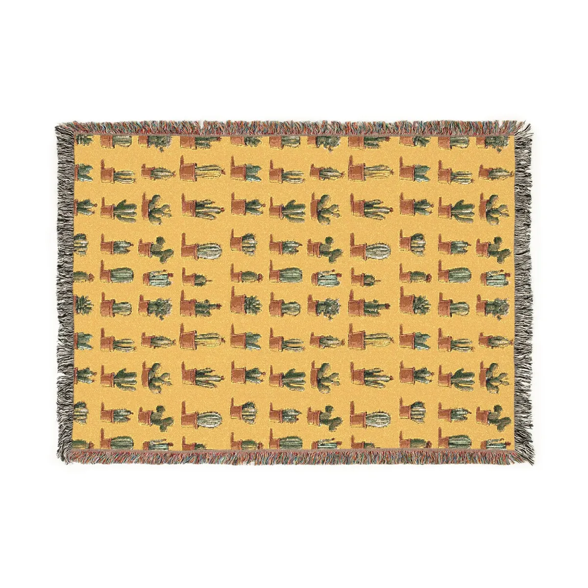 Cactus Woven Blanket — view 2