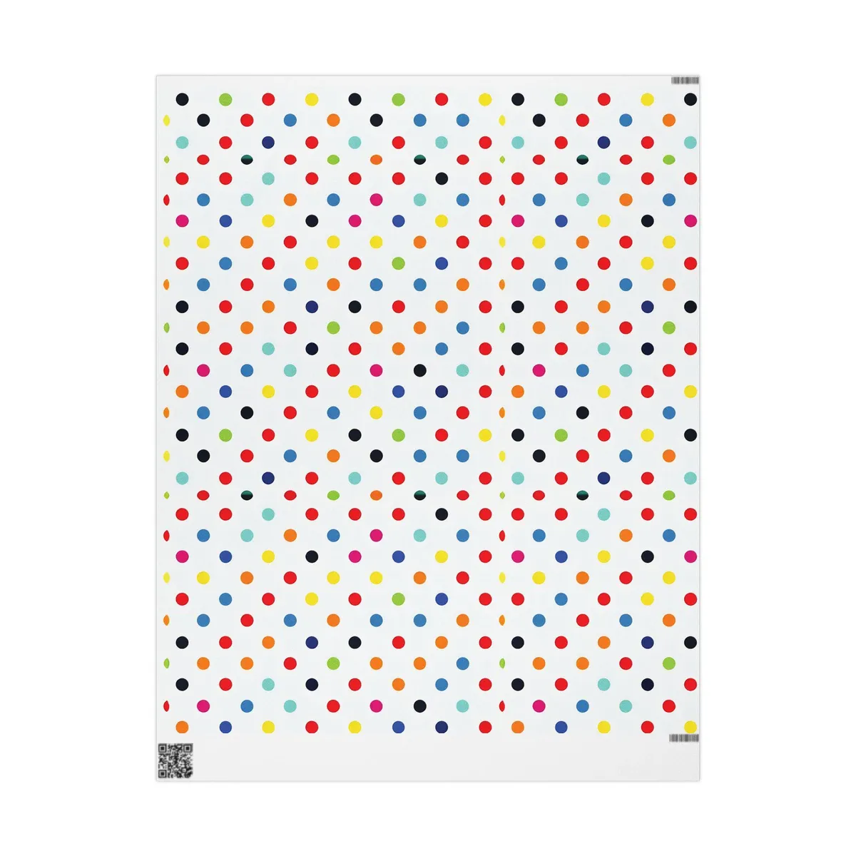 Colorful Polka Dot Wrapping Paper — view 3