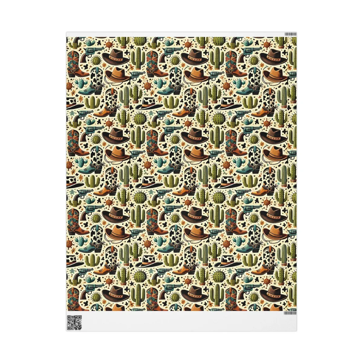 Cowboy Wrapping Paper — view 3