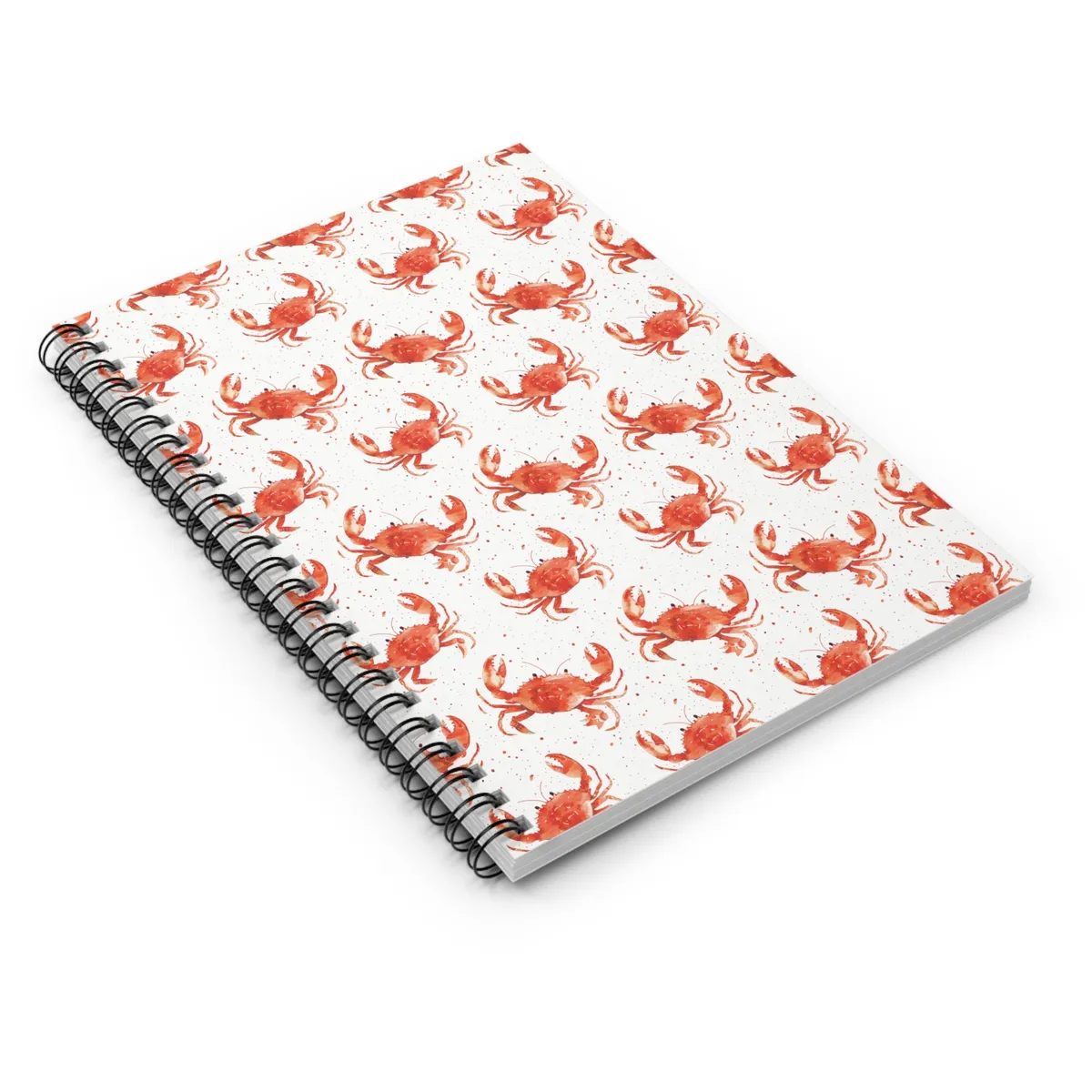 Crab Pattern Spiral Notebook — view 3