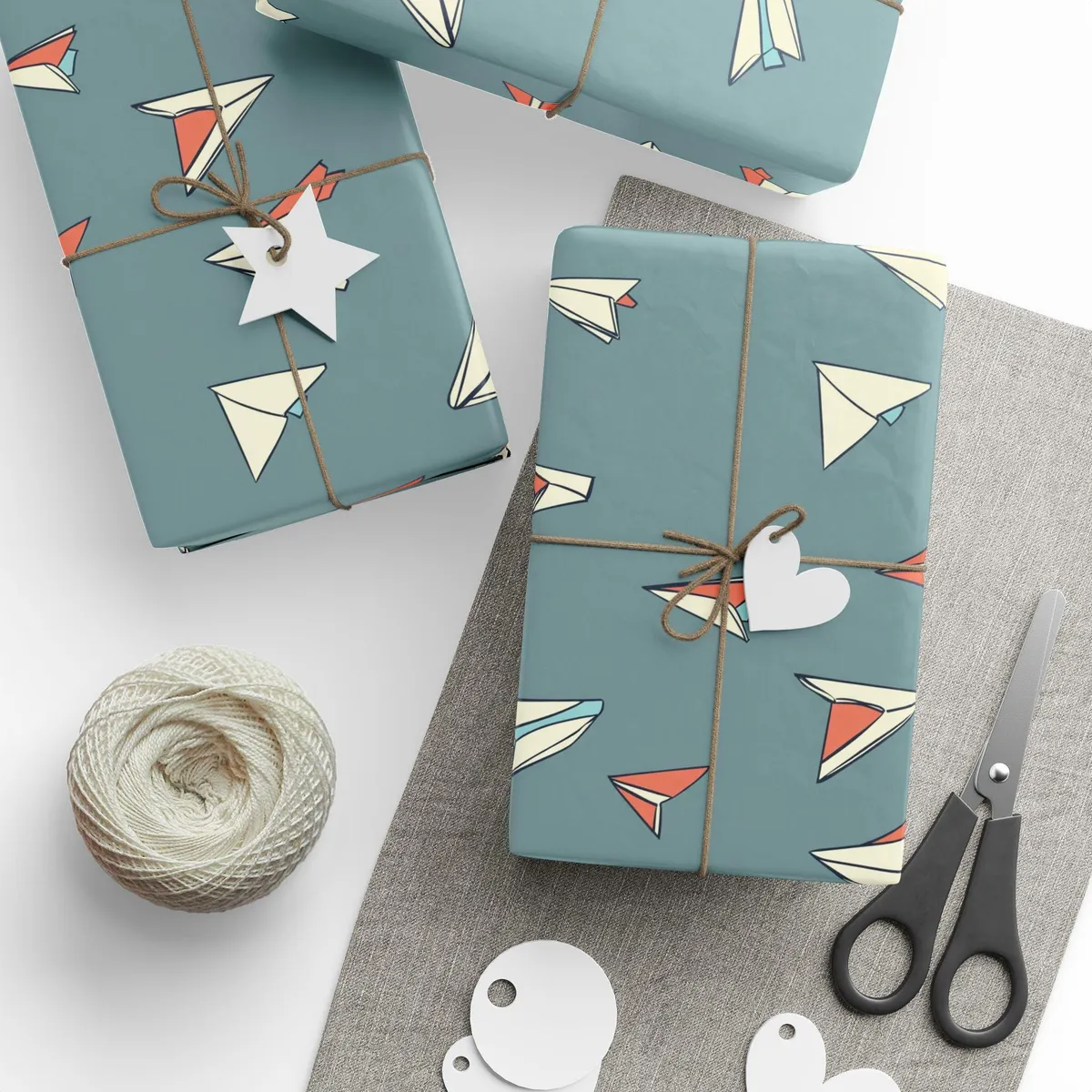 Fly Like Paper Airplanes Wrapping Paper — view 2