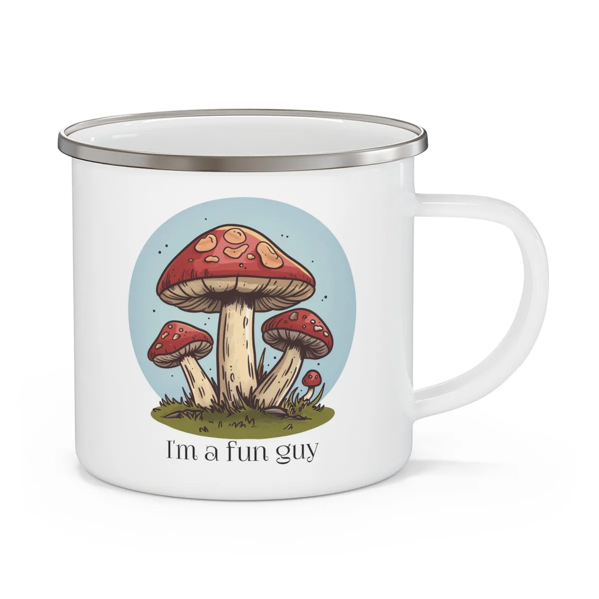 Fun Guy Enamel Camping Mug — view 3