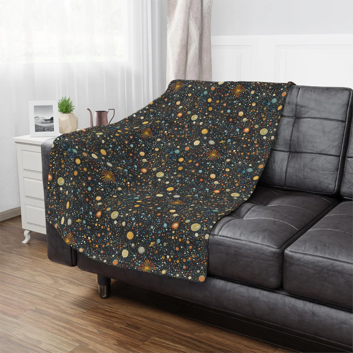 Galaxy Microfiber Fleece Blanket