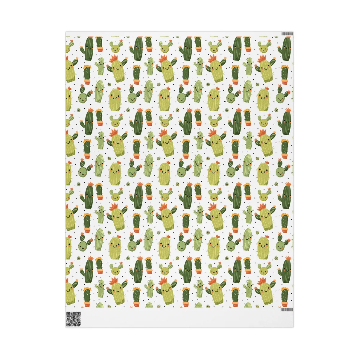 Happy Cactus Wrapping Paper — view 3