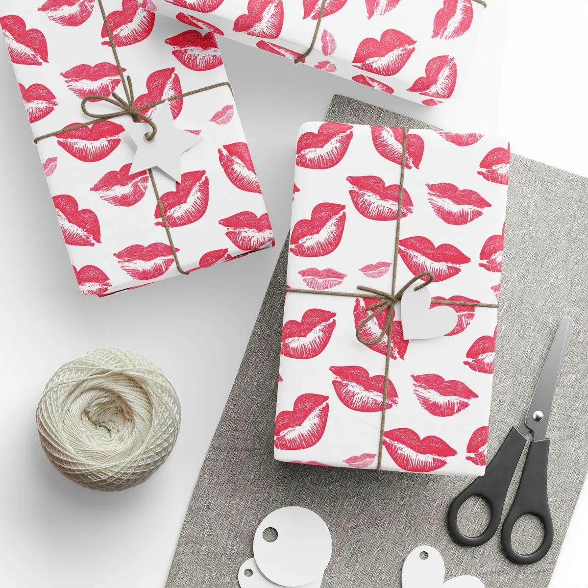 Kiss Kiss Wrapping Paper — view 2