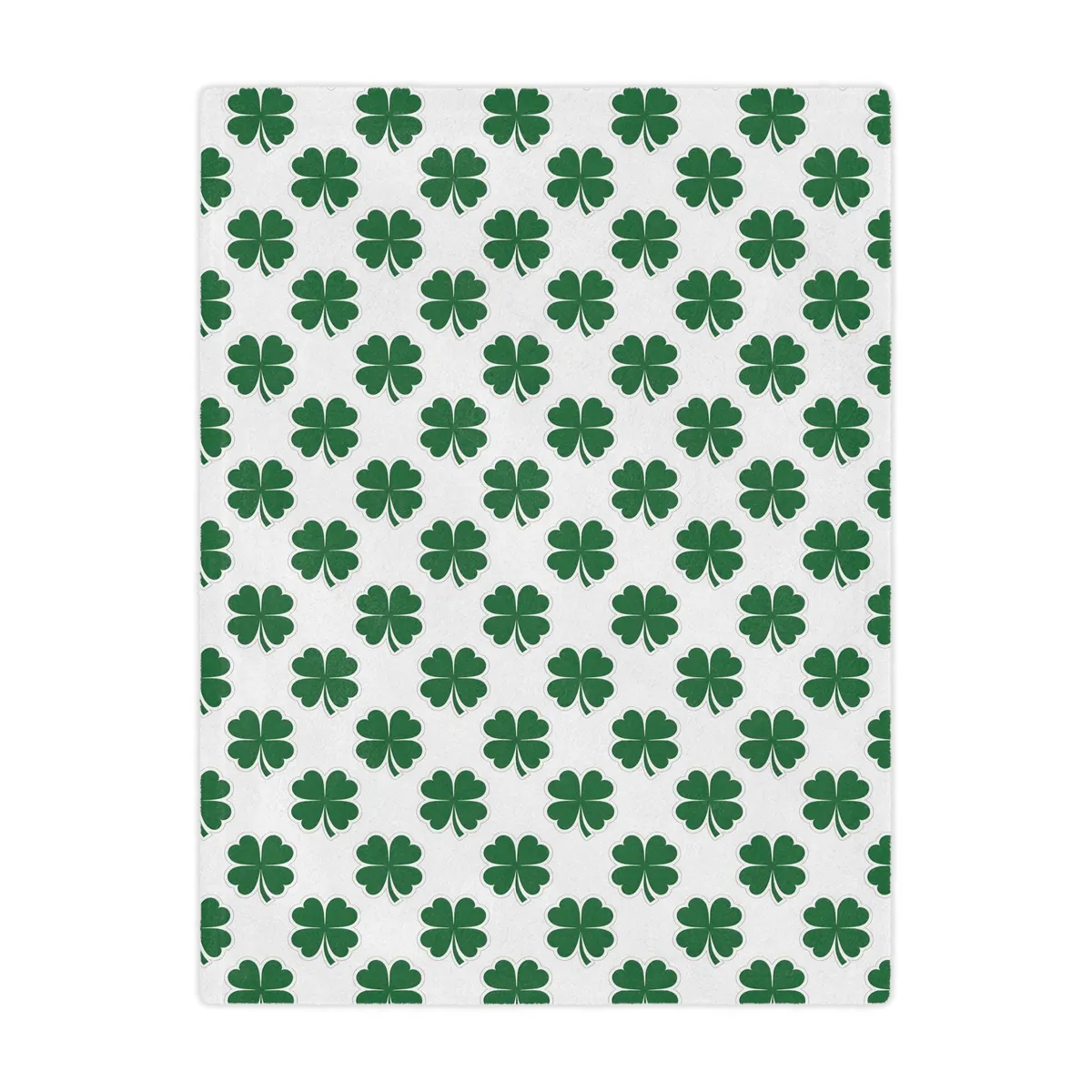 Lucky Clover Microfiber Blanket — view 2