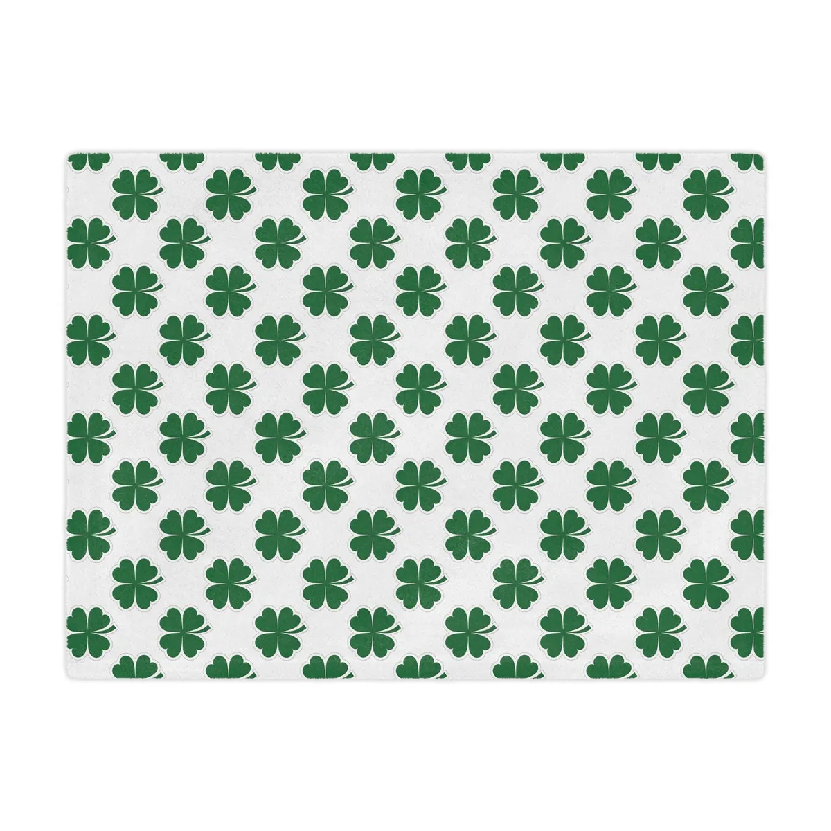 Lucky Clover Microfiber Blanket — view 3
