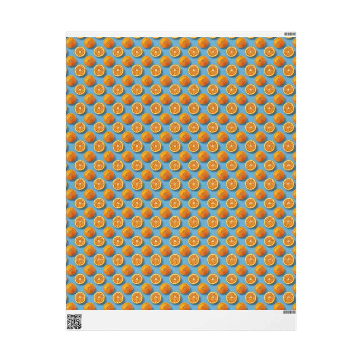 Orange Citrus Wrapping Paper — view 3