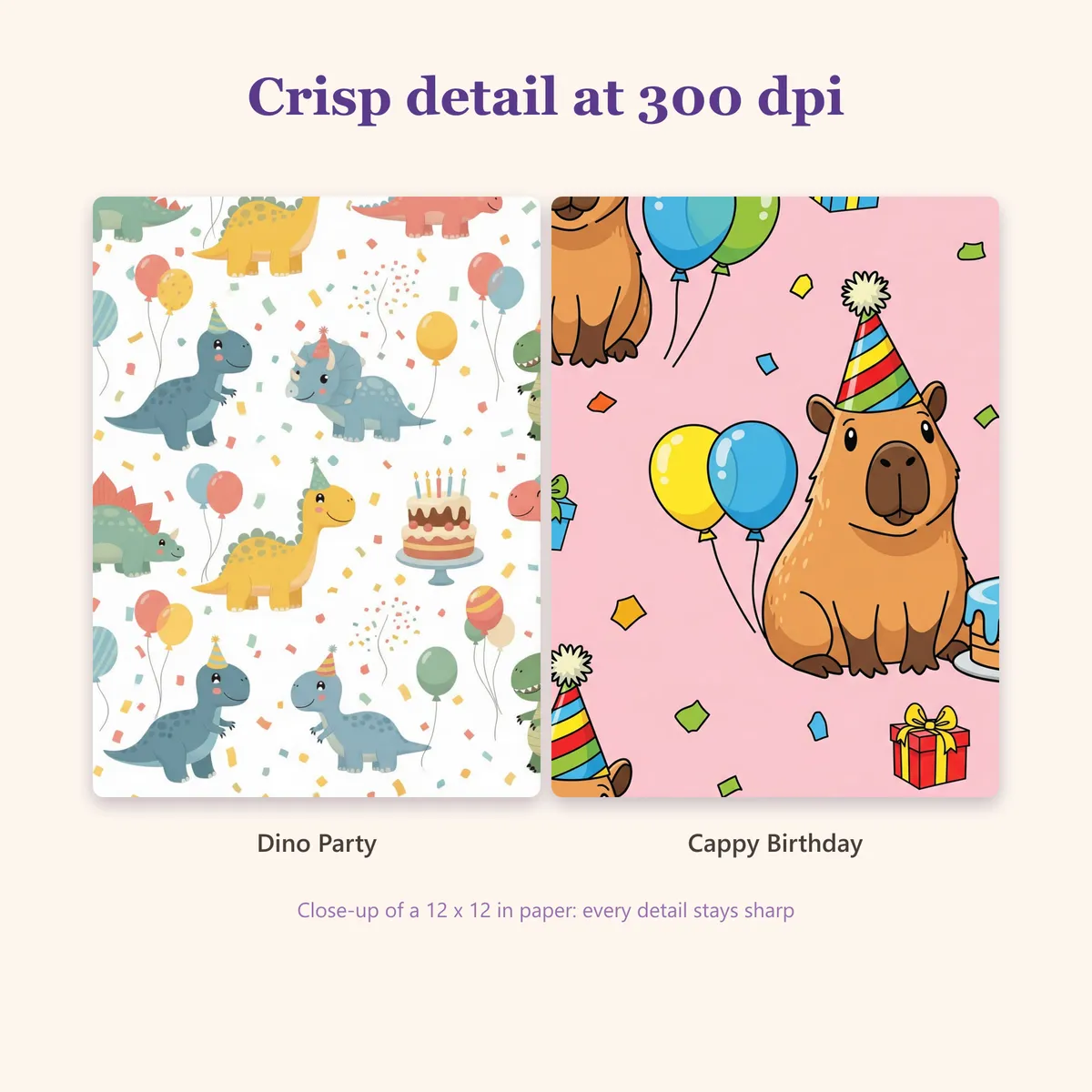 Party Animals Digital Paper Pack — view 3
