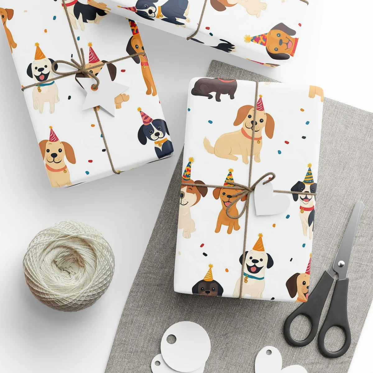 Party Dogs Wrapping Paper — view 2