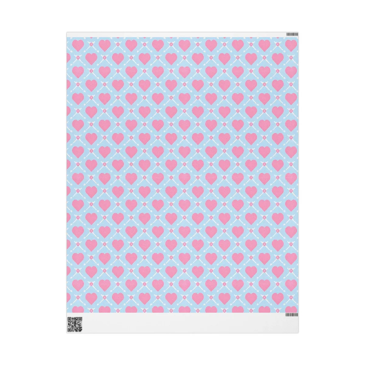 Pastel Heart Wrapping Paper — view 3