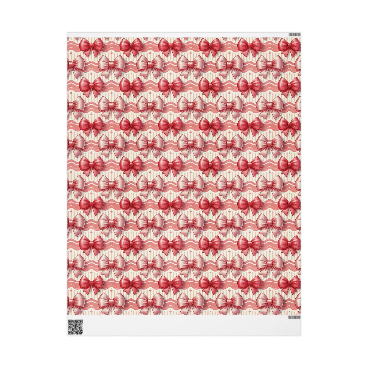 Pink Bows Wrapping Paper — view 3