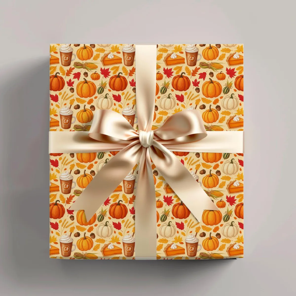 Pumpkin Spice Wrapping Paper