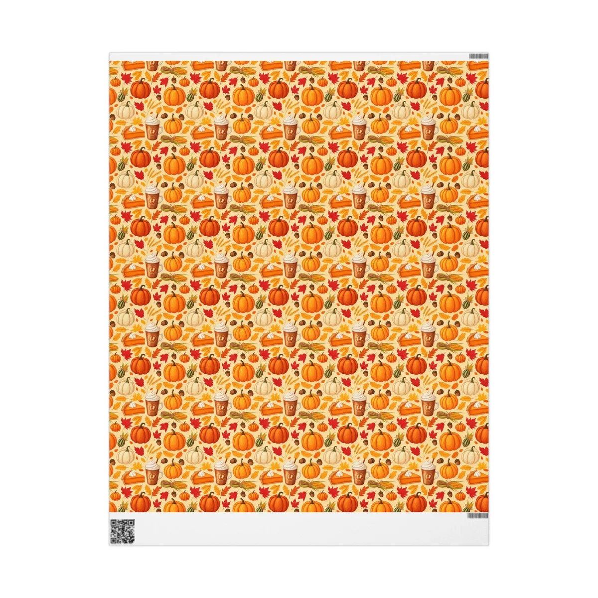 Pumpkin Spice Wrapping Paper — view 2