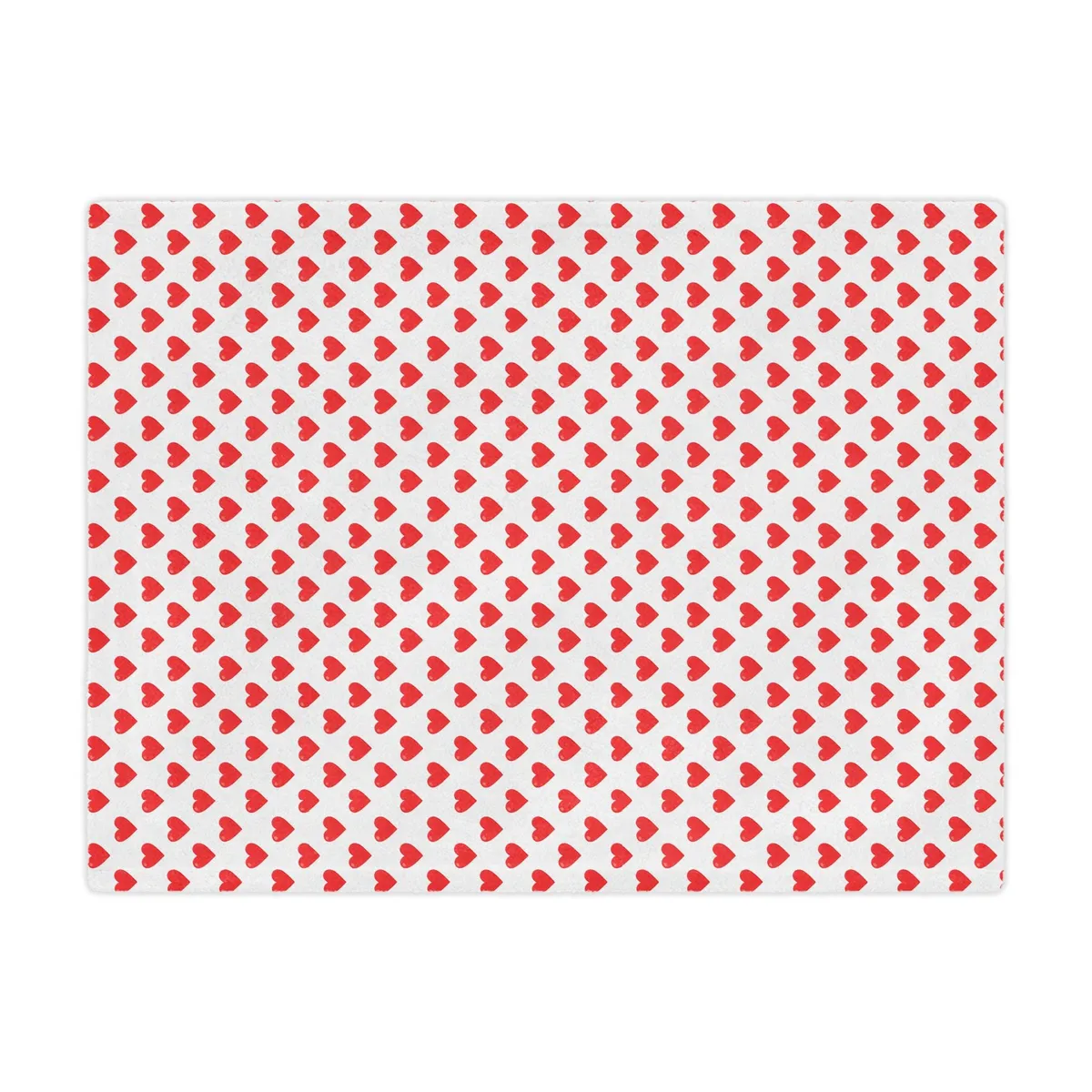 Red Hearts Microfiber Blanket — view 3