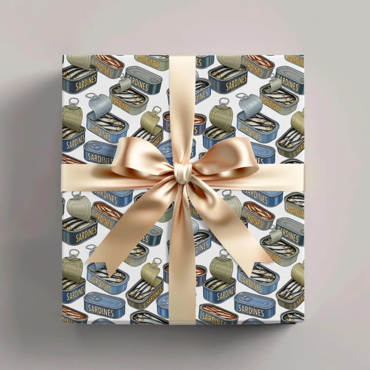Sardine Tin Wrapping Paper