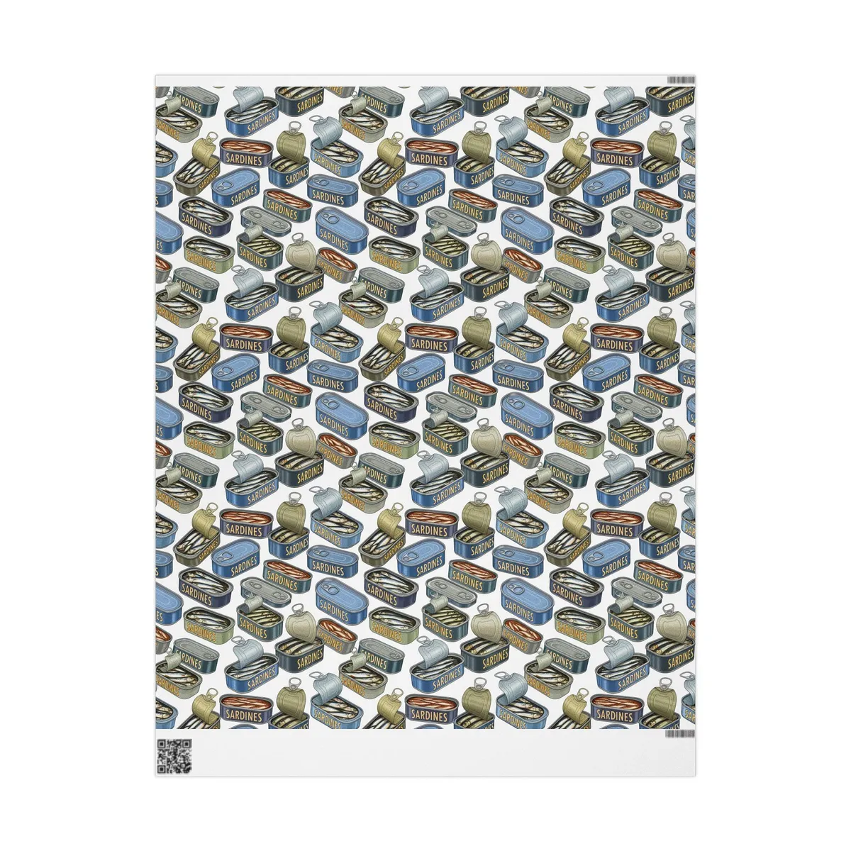 Sardine Tin Wrapping Paper — view 2