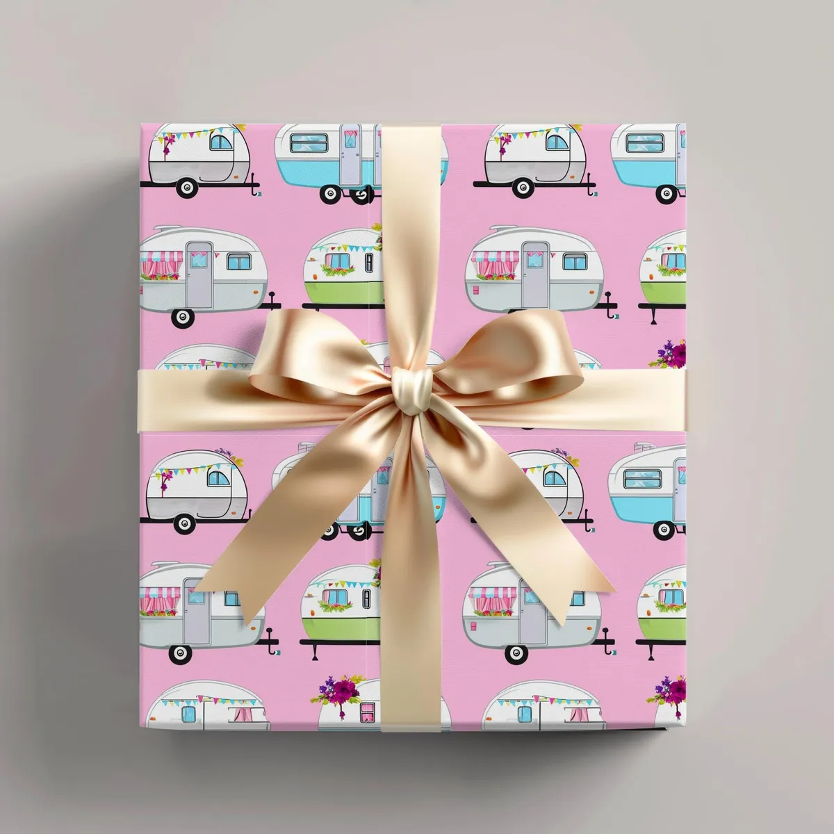Vintage Camper Wrapping Paper
