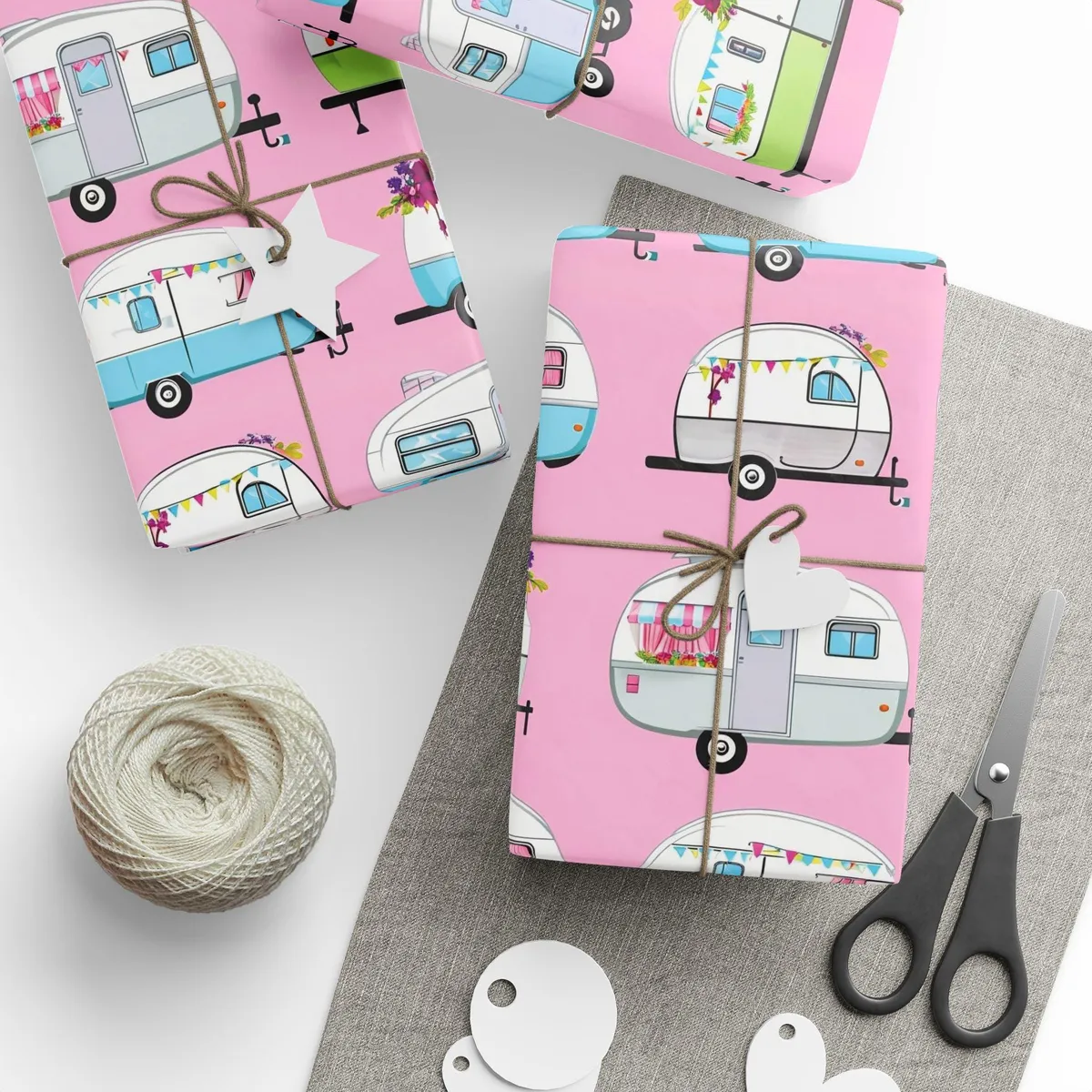 Vintage Camper Wrapping Paper — view 2