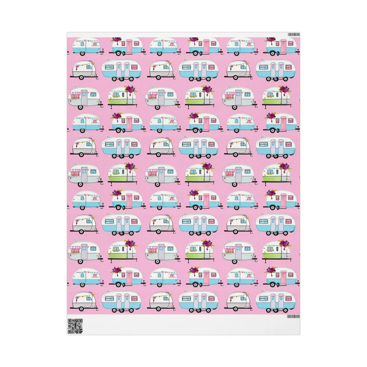 Vintage Camper Wrapping Paper — view 3