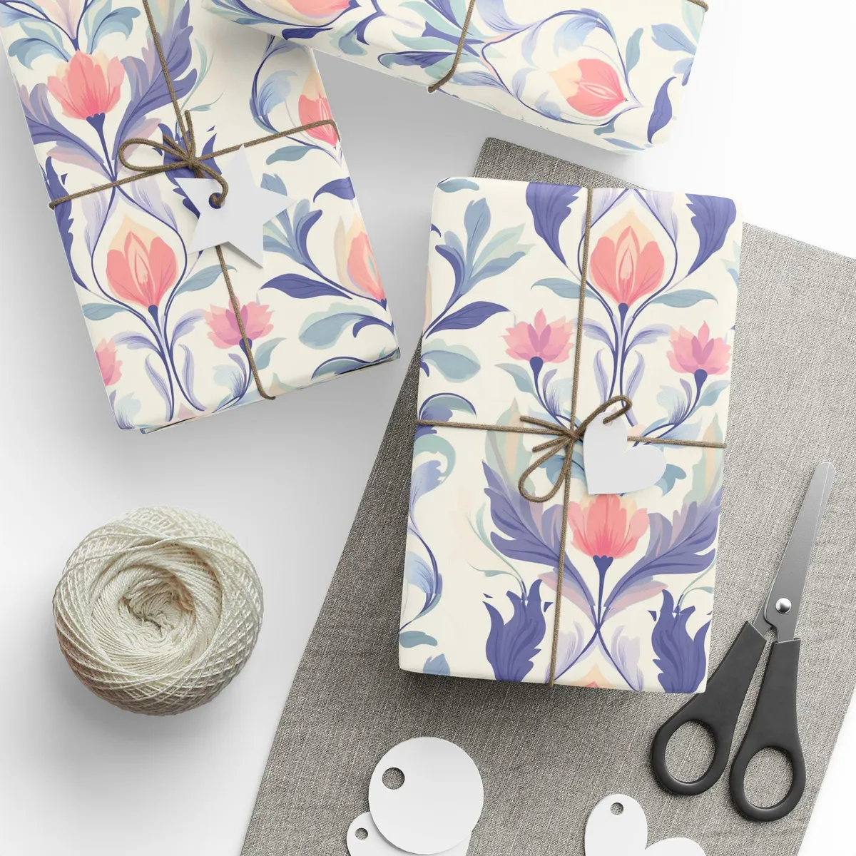 Vintage Floral Wrapping Paper — view 2