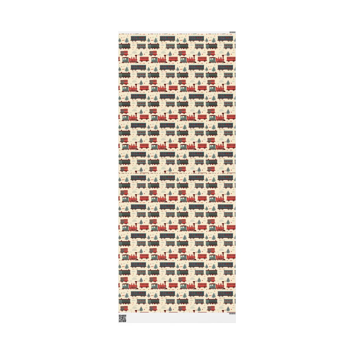Vintage Train Wrapping Paper — view 3